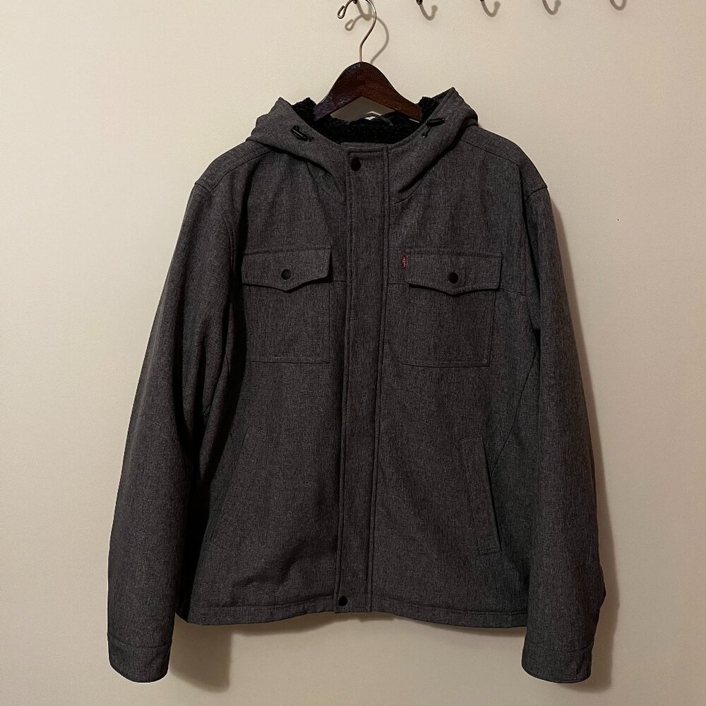 NNT} Levi's  Woman's Winter Jacket, Charcoal Grey / Size - XXL